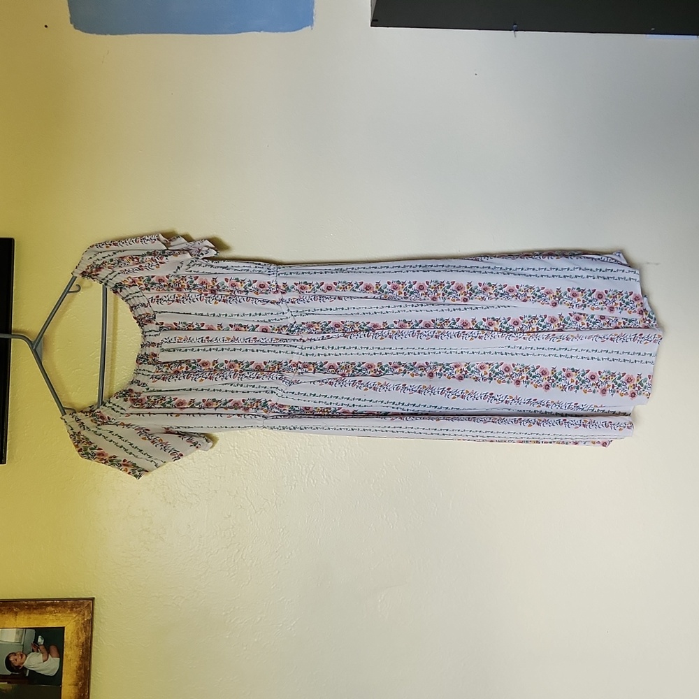 Floral midi dress (old navy)